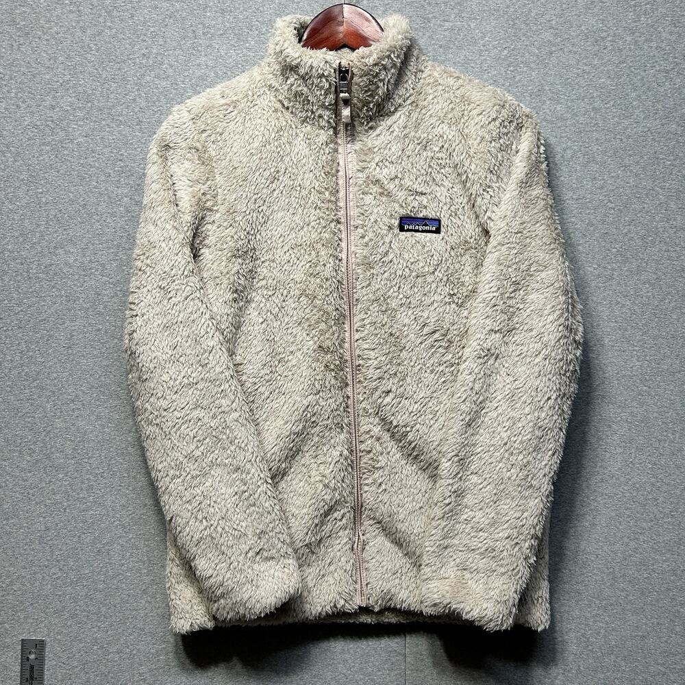 Patagonia Los Gatos Fleece Full Zip Lined Jacket White Women’s XS Outdoor Style